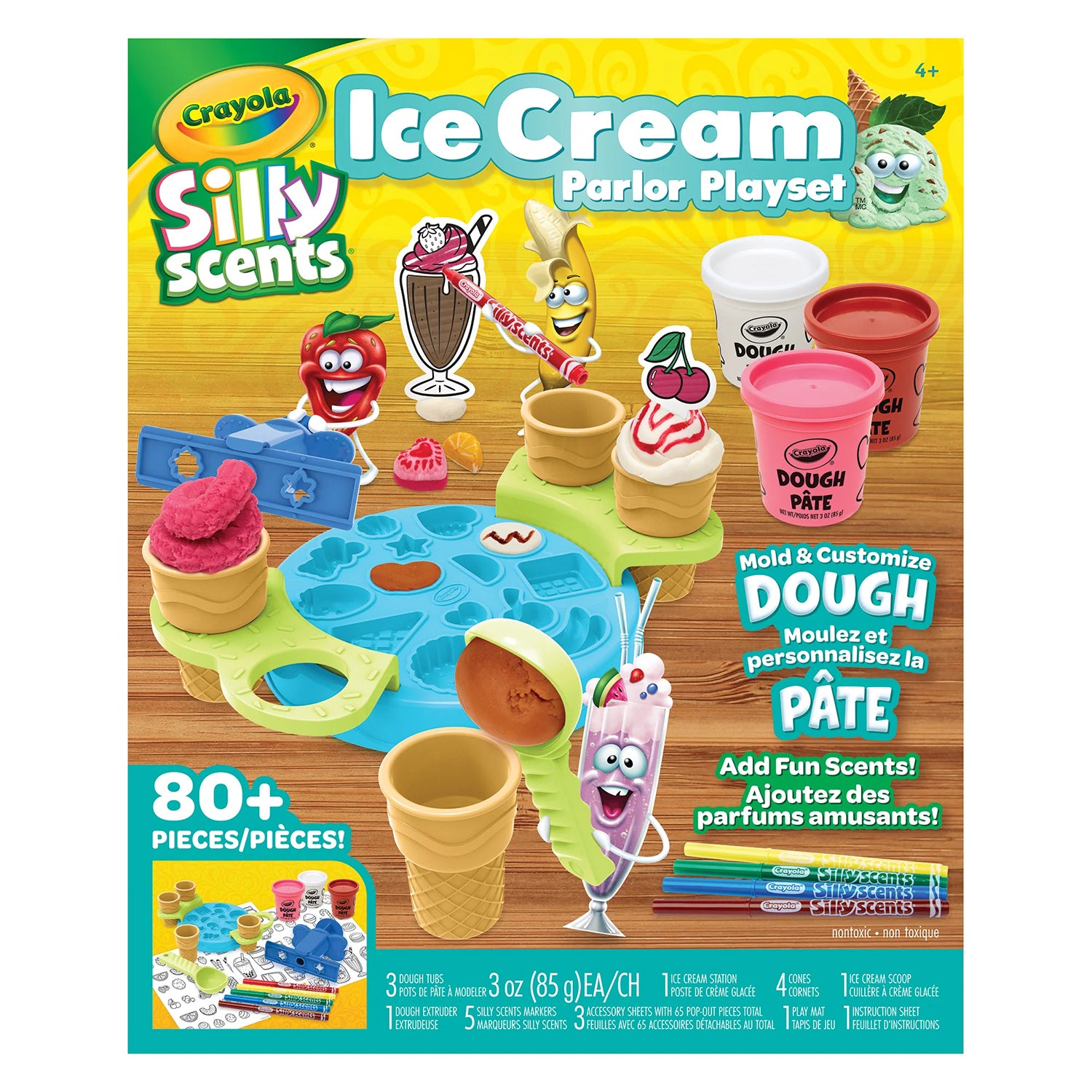 Crayola 30394075 Silly Scents Ice Cream Parlor Playset